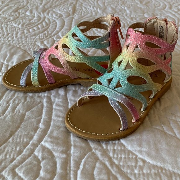 πβ€οΈHPβ€οΈπ CYNTHIA ROWLEY Little Girl's Sandals, Multicolor, Size: 6 - Picture 1 of 5